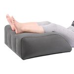 Apasiri Leg Elevation Pillow, Inflatable Leg Wedge Pillows for Swelling, Blood Circulation, Sleeping, Leg, Knee & Back Pain Relief Wedge, Foot Rest Pillow for Surgery, Hip, Ankle Recovery (NO PUMP)