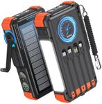 BLAVOR Solar Power Bank with Hand C