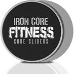 Core Sliders Workout Sliders Discs Fitness Gliding for Exercise. (Charcoal Grey)