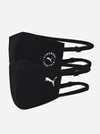 Puma Polyester Unisex Adults Headband Reusable Face Mask (Black, Medium, 5420201)