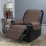 STONECREST Heated Recliner Cover, Water Resistant Recliner Slipcover, Stay in Place (Chocolate, Heated Recliner 23" Regular)