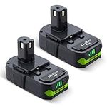 Powerextra 2 Pack Replacement Ryobi Battery 18V for Ryobi ONE+ P108 P102 P103 P104 P105 P107 P109 P122 Cordless Power Tools…