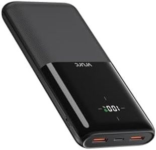 VRURC 20000mAh Power Bank, 20W ricarica rapida, Ultra sottile caricabatteria portatile USB C Batteria esterna con 3 uscite e 2 ingressi compatibile con iPhone, Samsung, Android etc