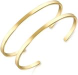 Lolalet Thin Open Cuff Bracelet, 18