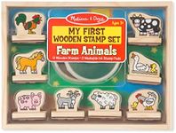 Melissa & Doug - My First Wooden Stamp Set - Animals