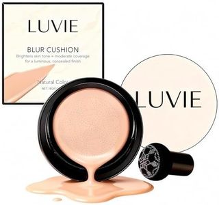 Cushion Foundation, 2026 New Mushroom Head Air Cushion Cc Cream Foundation, Bb Cream Foundations, Makeup Foundation for Older Women, Long-Lasting and Evens for Light/Medium Complexions(Natural color)