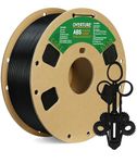 OVERTURE ABS Filament 1.75mm, ABS 1kg Spool (2.2lbs),3D Printer Filament,Dimensional Accuracy +/- 0.02 mm, Fit Most FDM Printer (Black)