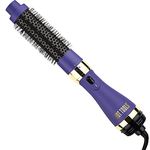 HOT Tools HTDR5593F Pro Signature™ One Step Volumizer and Blowout, Hair Dryer, Round Brush, Detachable, Multiple Heating Settings, Travle Friendly, Activated Charcoal, Blue