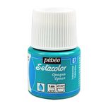 PEBEO Setacolor Fabric Paint - 45 ml bottle - Setacolor Opaque Turquoise (87)