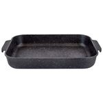 Scoville Neverstick 32cm Roaster, Non Stick, Oven Roaster, Perfect for Roast Dinners, Roasted Vegetables & Meat, Black