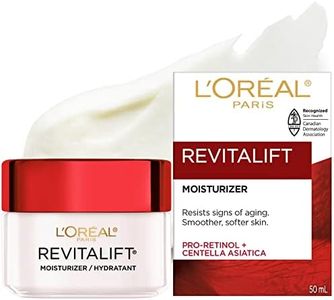 L’Oréal Paris Revitalift Anti-Wrinkle + Firming Anti-Aging Cream Day Moisturizer, with Pro-Retinol & Centella Asiatica, 50 Ml