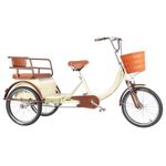 Tandem Three Wheel Bicycle