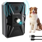 Anti Barking Device, Ultrasonic Anti Bark Device with 3 Adjustable modes, 33Ft Auto Stop Dog Barking Device, IPX4 Waterproof Dog Barking Deterrent Device, Dog Bark Stopper for Indoor & Outdoor