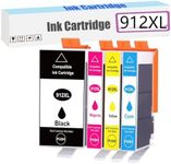 912XL Ink Cartridges Replacement for HP 912XL Ink Cartridges for OfficeJet 8010 8012 8012e 8013 8014 8014e 8015 8017 8018 8022 8022e 8023 8024 8024e 8030 Printer