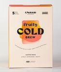 Caarabi Coffee Roasters - Cold Brew Bags | Pack of 5 | 100% Arabica Coffee | Easy to Make (Fruity)