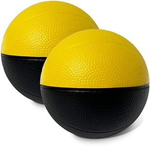 4” Foam Mini Soft Basketball Basketball for SKLZ Pro Mini Hoop Micro, 2 Pack | Safe & Quiet Small Basketball for Nerf Basketball Hoops and Other Mini Indoor Hoop Basketballs Sets