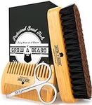 Beard Brush for Men & Beard Comb Se