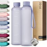 KIVY Slim Water Bottle 32oz [Lightweight & Shatterproof] - Reusable Tritan Water Bottle - Leak Proof Water Bottle for Women & Men - No Spill Water Bottle - Dishwasher Safe Water Bottle BPA Free