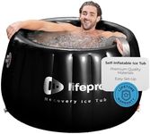 Lifepro Portable Ice Bath Tub for Athletes - Self-Inflatable Ice Bath Tub for Adults- Foldable Ice Pod Cold Plunge Tub for Outdoor Ice Bath - Durable Ice Plunge Tub for Ice Baths at Home