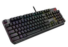 ASUS Mechanical Gaming Keyboard - ROG Strix Scope RX | Blue Optical Mechanical Switches | USB 2.0 Passthrough | 2X Wider Ctrl Key for Greater FPS Precision | Aura Sync, Armoury Crate RGB Lighting