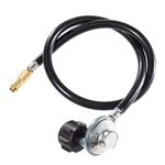 Blackstone 5471 Propane Adapter Hose & Regulator for 20 lb Tank, Gas Grill & Griddle - Weather Resistant & Corrosion Resistant - Extends Up to 3 Feet