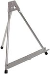 U.S. Art Supply 15" High Aluminum Tabletop Display Easel with Collapsible Folding Frame - Portable Artist Tripod Stand - Holds Canvas, Paintings, Books, Presentations, Photos, Pictures, Signs, Posters