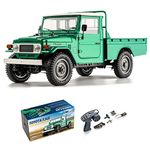 WOWRC FMS 1/12 Toyota FJ45 RC Crawler RTR, Official Authorized Pickup Truck with Two Speed Transmission, Remote Control Lighting System for Children, Beginners and Model Enthusiasts