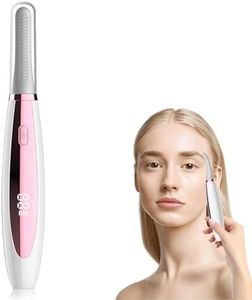 Wimpernzange Beheizbar, USB Beheizbare Wimpernformer, Heated Eyelash Curler mit 3 Temperaturmodi, Silikon Elektrische Wimpern Curler, Wiederaufladbarer 24 H Langanhaltende für Bequemes Make-up