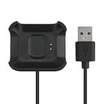 kwmobile USB Cable Charger Compatible with Xiaomi Mi Watch Lite/Redmi Watch Cable - Charging Chord for Smart Watch - Black