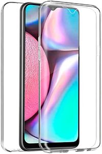 TBOC Coque Compatible avec Samsung Galaxy A10s [6.2"] - Housse [Transparent] Complète [Silicone TPU] Full Body [360 Degrés] Intégral Protection Avant Arrière Portable Etui Anti Choc Rayures Móvil