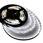 LEDwholesalers UL 16.4-ft Flexible LED Light Strip with 300xSMD2835 12-Volt 24-Watt, White 6000K, 20105WH