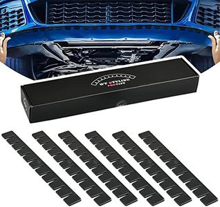 Universal Bumper Scrape Guard - Protect Your Car Bumper with Durable Anti-Scratch Protection - Bumper Scrape Guard Skid Plate DIY Kit Bumper Buddy (6 Pieces kit)