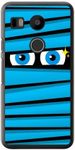 YESNO Mummy-kun Blue (Clear) / for Nexus 5X LG-H791 / docomo DLGN5X-PCCL-201-N056