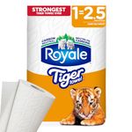 Royale Tiger Strong Paper Towel, 1 Equal 2.5 Rolls, 123 Sheets per Roll