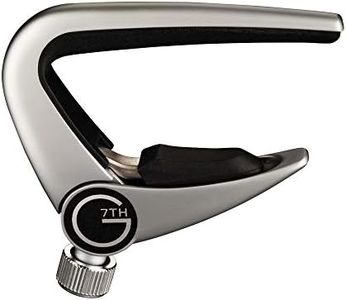 G7th Newport Series Guitar Capo (C31010),Silver, 6 String