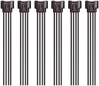 ENA Set of 6 Connector Compatible with Lexus Tayota ES300 ES330 RX300 RX330 RX400h Avalon Camry Highlander Sienna Solara 30.L 3.3L V6 Replacement for S2527