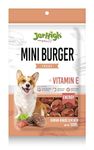 JerHigh Mini Burger Dog Treats - 100 g (Pack of 3)