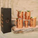 Craft Trade Moscow Mule Mugs with 4