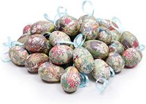 Easter Egg Ornaments with Bunny Des