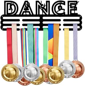 SUPERDANT Dance Medal Hanger Display Women Sports Medal Holder Rack for Dancer Metal Medals Trophy Holder Awards Ribbon Holder Display Wall Mounted Storage Hanging Decor Athlete Gift