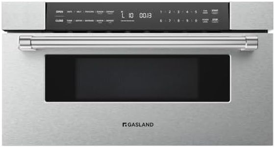 GASLAND 30 Inch Built-In Microwave Drawer, 1000W, Sensor Cook & Reheat