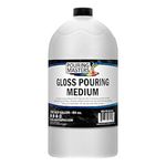 U.S. Art Supply Gloss Pouring Effects Medium - 64-Ounce/Half Gallon