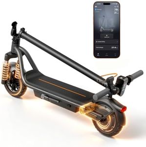 S2A Electric Scooter | 45Miles Ultra Long Range | 12" Fat Tires | 750W | 22MPH | Dual Suspension | Dual Braking | APP Control | All-Terrain | UL 2272 | Certified Foldable Commuter E-Scooter for Adults