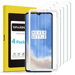 [4-Pack] SPARIN Screen Protector Compatible with OnePlus 7T, Tempered Glass Screen Protector with Alignment Frame / High Definition / Scratch Resistance