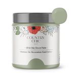 Country Chic Paint - Chalk Style All-in-One Paint for Furniture, Home Decor, Cabinets, Crafts, Eco-Friendly, Matte Paint - Sage Advice [Sage Green] Pint 16oz/475ml