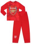 Boys Arsenal Football Club Camouflage Long Pyjama Set (7-8 Years)