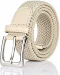 BSLLNEK Elastic Braided Belt, 1 3/8