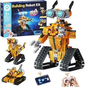 Sillbird STEM Projects for Kids Ages 8-12, Remote & APP Controlled Robot Building Kit Birthday Gifts Toys for 7 8 9 10 12-15 Years Old Teen Boys Girls(468 Pieces)