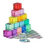 KOAICS Rainbow Crystal Acrylic Cube