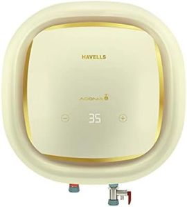 Havells Adonia-i 25 Litre Storage Water Heater(Geyser)| Wi-Fi Controlled, Smart & User Friendly | 5 Star Rated| Temp. Sensing LED Indicators| Digital Display| Free Installation & Flexi Pipes (Ivory)
